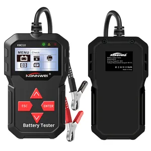 Comprobador de batería Universal multilingüe para coche, 12 voltios, carga de batería, herramientas de diagnóstico automático
