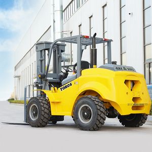 ארבעה גלגלים דיזל מלגזה 4 x4 משולב שטח קשה מלגזות 3.5t חיצוני 4 כוננים טלסקופי מחוץ לכביש מלגזה למכירה - Product Image 5