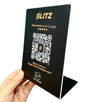 Table NFC programmable personnalisée Menu Stand Instagram Yelp Facebook Google Review NFC Stand Display