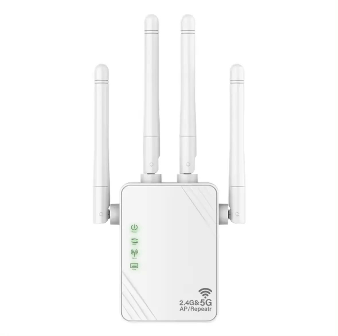 1200Mbps Wifi 5G Wireless Repeater Wifi Signal Booster With Four Antenna Amplifier Smart Home Audio Android