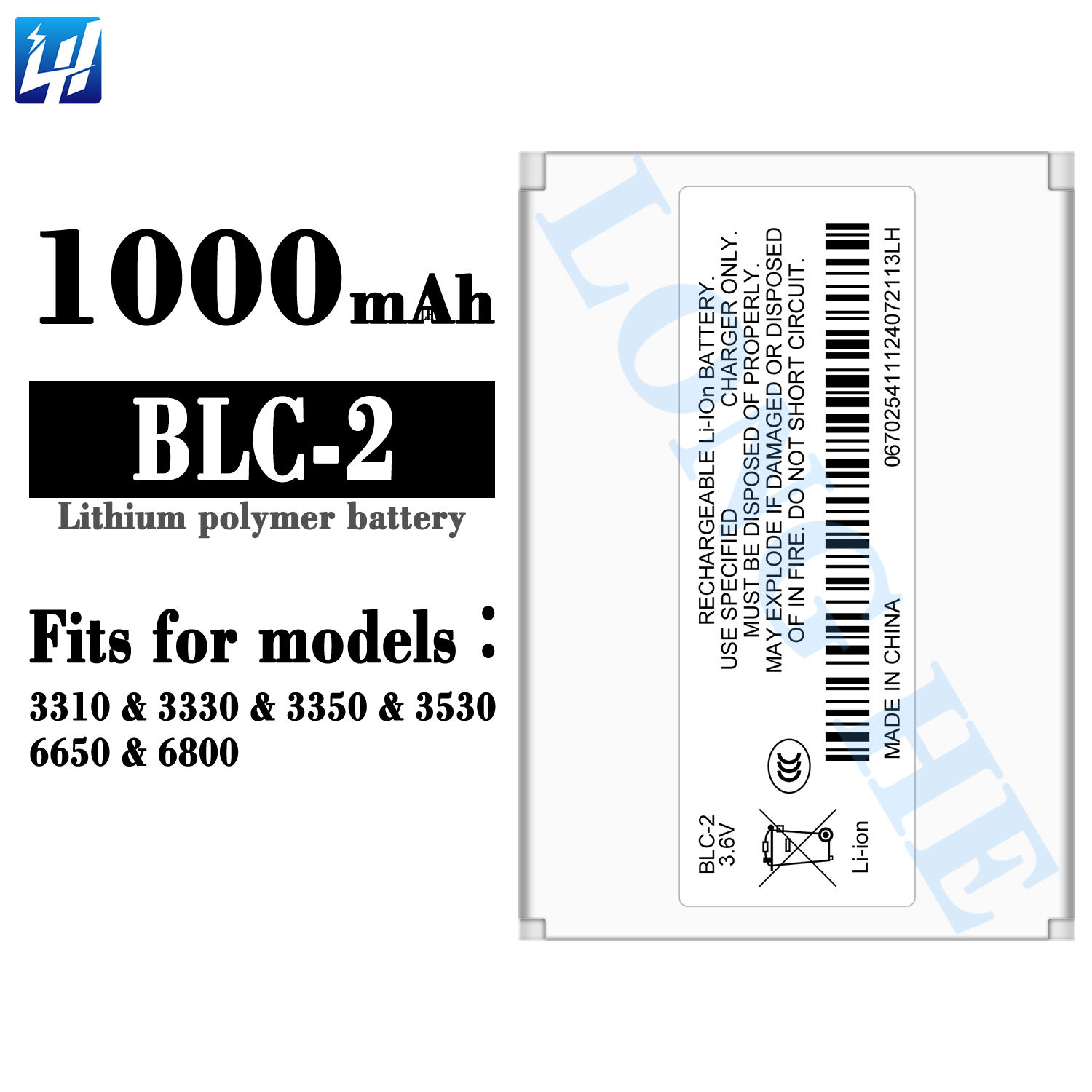 Pour Nokia 3310 3330 3350 3530 6650 6800