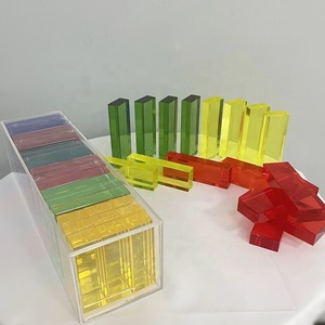 Cổ điển Nhựa Tùy Chỉnh mini xếp chồng trò chơi Acrylic khối xây dựng thiết lập lucite nhào lộn tháp đá quý trò chơi - Product Image 3