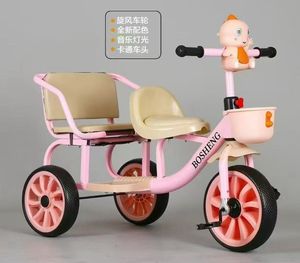 Tricycle pour enfants pas cher d'usine chinoise / Tricycle pour enfants avec siège arrière / Tricycle pour bébé pour enfants de 2 à 6 ans - Product Image 1