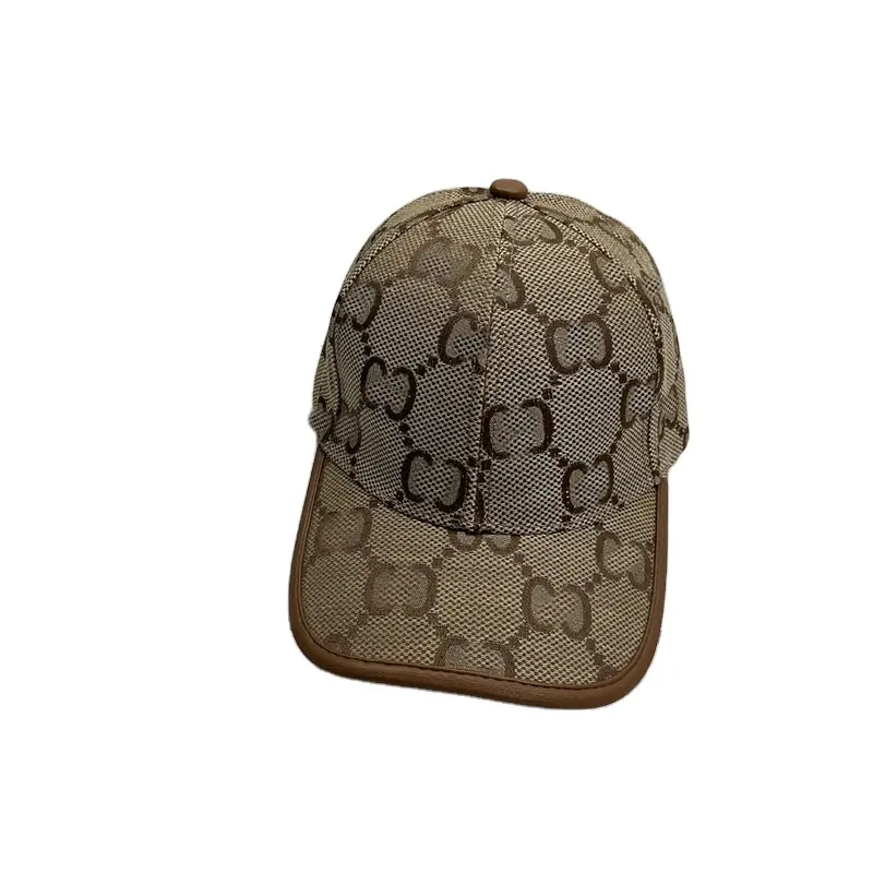 사용자 정의 클래식 패션 야구 모자 썬 블록 인쇄 스포츠 모자 남성 및 여성 디자이너 모자