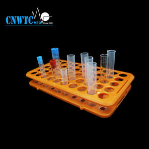 Porte-<span class=keywords><strong>tubes</strong></span> en plastique jetables de laboratoire Porte-<span class=keywords><strong>tubes</strong></span> à essai multifonction de 50 puits pour différentes tailles de <span class=keywords><strong>tubes</strong></span> - Product Image 5