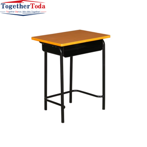 Juego de Escritorio y Silla Individual para Estudiantes, Económico, Moderno, Práctico, Duradero, con Estructura Metálica Resistente, para el Estudio y Actividades Diarias de los Estudiantes - Product Image 5