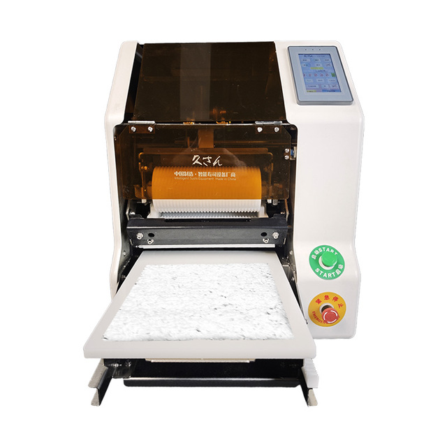 Fully Automatic Commercial Kitchen Equipment Sushi Rolling Wrapping Machine Includes Rice Laying Seaweed Rolling for Sushi Rice