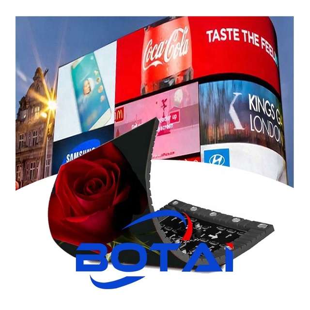 Botai Waterproof Ultra Thin Flexible TV Wall Mount Screen LED Panel Flex LED Display
