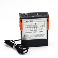 Vente Flash : Thermostat de Haute Qualité, Régulateur de Température pour Réfrigération, Contrôleur de Température 220V 12V 24V STC-3018