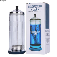 Ciseaux de salon de coiffure transparents Wanmei, emballage en bouteille de verre stérilisée, cosmétiques pour la coiffure, outils de désinfection