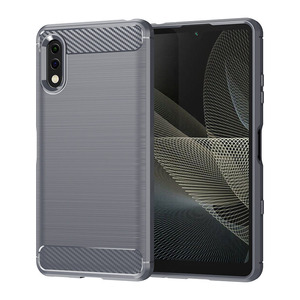 Coque de téléphone portable en fibre de carbone antichoc TPU Business coque arrière pour Sony <span class=keywords><strong>Xperia</strong></span> Ace L1 XA1 XZ1 5 8 10 <span class=keywords><strong>Pro</strong></span> - Product Image 1