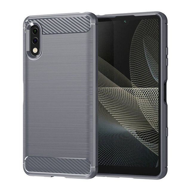 Wholesale TPU Business Shockproof Carbon Fiber Mobile Phone Case Back Cover for Sony Xperia Ace L1 XA1 XZ1 5 8 10 Pro