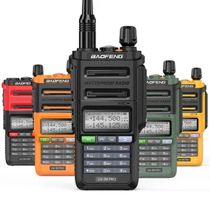 Baofeng UV-9R PRO 워키토키 IP54 고출력 5W 출력 UHF/VHF 주파수와 방수 휴대용 양방향 라디오