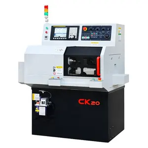 CK20 yüksek hassasiyetli Mini CNC torna makinesi