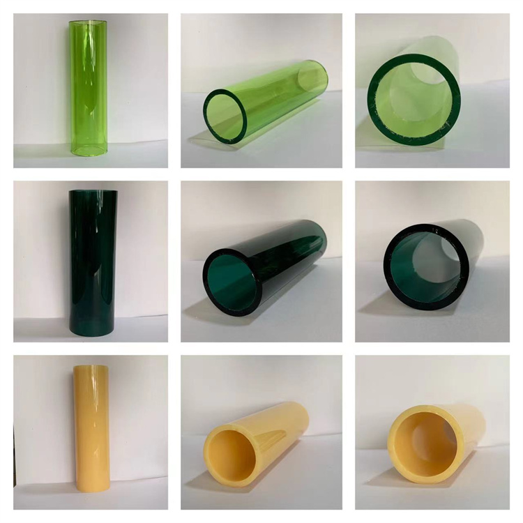 Customized High COE 3.3 Blue Colored Borosilicate Glass Tubes for Lighting - Zibo Fantian Brand