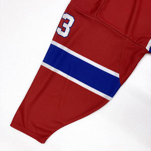 Camiseta de hockey juvenil de alta calidad profesional Logotipo de equipo personalizado OEM estilo uniforme nuevas técnicas de impresión en blanco - Product Image 6