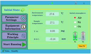Analyseur thermique Analyseur thermogravimétrique TGA101 TGA-105 - Product Image 5
