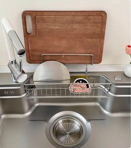 Évier de cuisine japonais à grande cuve unique en acier inoxydable 304, facile à nettoyer, robuste, pour usage domestique - Product Image 2