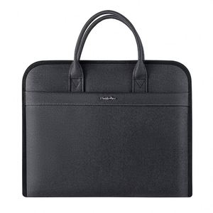 Sac pour ordinateur portable multifonctionnel noir fabriqué en Chine, 15,6 pouces, étanche, sacoche pour hommes, usage professionnel, sacs de conférence - Product Image 1
