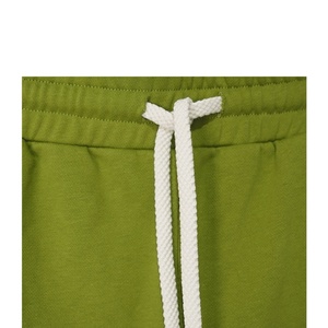 Pantalon décontracté tendance pour homme à jambe large, en mélange de coton épais, avec cordon de serrage – Améliorez votre garde-robe, tissu respirant - Product Image 4