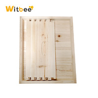 Nouvelle ruche Langstroth à 10 cadres de la marque Witbee, en abricotier chinois, avec joint en queue d'aronde, non assemblée, pour apiculture