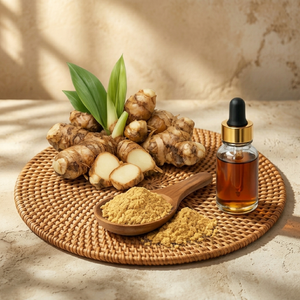 Huile essentielle de gingembre aromatique, qui allie fraîcheur rafraîchissante et nuances chaudes pour favoriser la relaxation - Product Image 5
