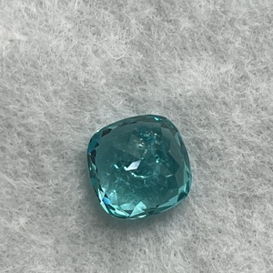Pierre Paraiba de laboratoire DS Gems, taille coussin, effet glace pilée - Product Image 3