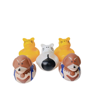 Jouets de bain pour bébé en caoutchouc personnalisés uniques, motifs de canards en caoutchouc, plaisir dans la baignoire pour les enfants et les tout-petits