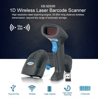Lecteur de codes-barres sans fil 5055R 1D à détection automatique, lecteur de codes QR pour paiement mobile