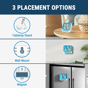 Thermopro tp211b không thấm nước kỹ thuật số hồ bơi Nhiệt kế | dễ dàng đọc lớn hiển thị chính xác đo nhiệt độ nước - Product Image 6