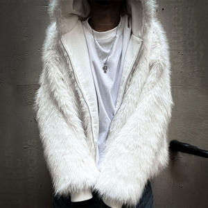 <span class=keywords><strong>Felpa</strong></span> con <span class=keywords><strong>Cappuccio</strong></span> Reversibile e Zip in Pile Personalizzata per Uomo <span class=keywords><strong>Felpa</strong></span> Reversibile in Pelliccia Pesante - Product Image 5