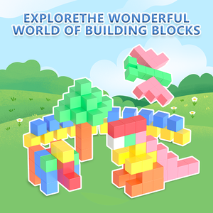 Juguete de Rompecabezas de Cubos Magnéticos de Plástico de la Serie Enchanted Creators 2025 al por Mayor, Conjuntos de Bloques de Construcción Ensamblados para Niños - Product Image 6