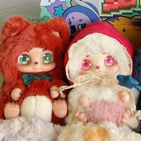 Vente en gros Cino Conte de Fées Wars Boîte Aveugle en Peluche Boîte Mystère Kawaii Moelleux Cochon Lapin Poupée Mignon Anime Figure Jouet Ornements de Bureau