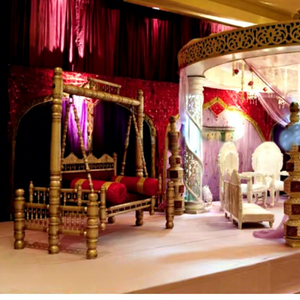 Exquisite Mandap Decor with Crystal Columns Dream <b>Wedding</b> Round Mandaps Stunning Crystal <b>Wedding</b> Mandap SINGAPORE - Product Image 1