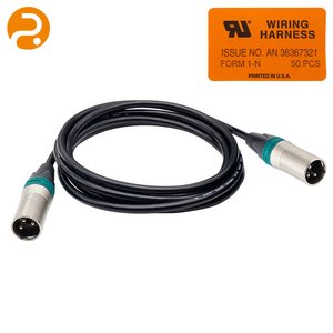 חומר PVC מקצועי כבל XLR מאוזן למיקסר מיקרופון מגבר הקלטות אולפן שידור אותות אודיו - Product Image 2