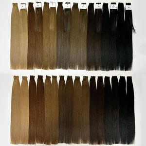 100% paket rambut <span class=keywords><strong>Sensual</strong></span> alami selaras ekstensi rambut lapisan Genius Remi manusia ditarik ganda - Product Image 4