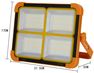 Outdoor 2025 New Design Portable Rechargeable Solar Portable Lamp Mobile Multi Function Usb <b>Emergency</b> Lighting Solar Flood <b>Light</b> - Product Image 1