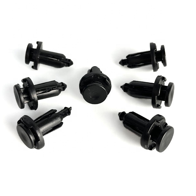 Черный материал POM, оптовая продажа, автомобильный зажим, сильное 9 мм отверстие, фиксатор бампера автомобиля, крепежные зажимы