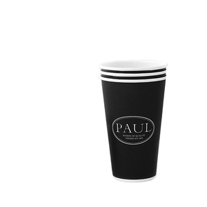 Fornitura di tazze di carta nuziale all'aperto biodegradabile monouso monouso a parete singola - Product Image 4