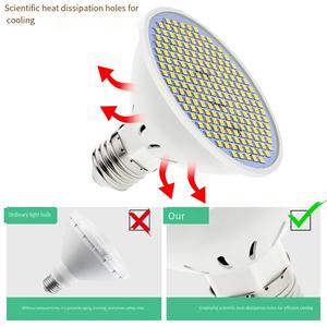 Foco LED E27 con Certificación CE y Alto CRI - Matriz Densa de 300 LED para Exhibición en Comercios e Iluminación de Acento - Product Image 4