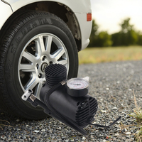 Portable 12V Car/Auto Electric Pump ABS Plastic Tire Inflator Tool with Box Packing for Efficient Tire Inflation