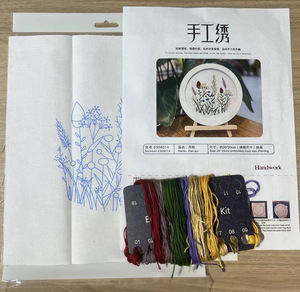 Người mới bắt đầu thêu Kit DIY treo bức tranh Chất liệu gói Hoa phòng khách trang trí bán buôn và tùy biến - Product Image 5