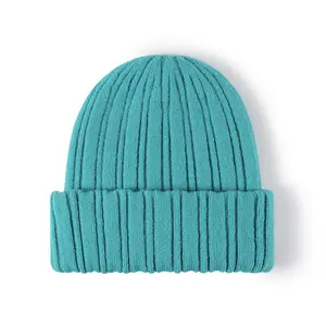 2024 dệt kim Beanies gorros mũ của nam giới trống ấm Mũ sọ dệt kim thể thao trượt tuyết Beanie