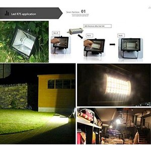 Ampoule <span class=keywords><strong>LED</strong></span> J118 118mm <span class=keywords><strong>R7s</strong></span> 3000lm Sans Scintillement Dimmable 110-130V/220-240V Blanc Chaud Aluminium Certifiée PC Usage Résidentiel - Product Image 6