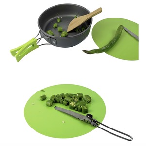 SOLO野生韩版不锈钢野营炊具不粘金厨房野营炊具 - Product Image 5
