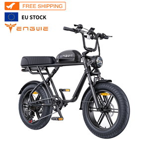 Bicicleta Eléctrica Engwe M1 con Batería Única de 48V 15.6AH, 250W, Llanta Gruesa de 20 Pulgadas, Doble Suspensión, Estilo Moped, Disponible en Almacenes de la UE y el Reino Unido - Product Image 1