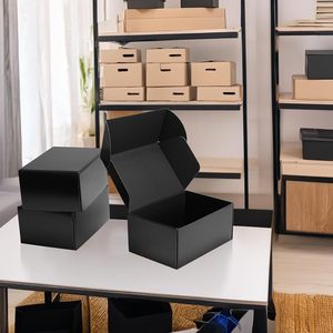 Custom Logo Corrugated <strong>Black</strong> <strong>Shipping</strong> <strong>Boxes</strong> Folding Small Cardboard Mailer <strong>Boxes</strong> for Small Business <strong>Shipping</strong> Packaging - Product Image 6