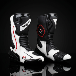Bottes en cuir pour moto pour hommes, chaussures de course et de tourisme pour moto, logo et couleur personnalisés, chaussures de moto pour hommes - Product Image 3