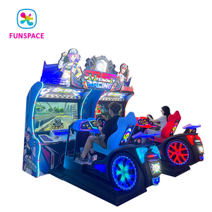 Máquina <span class=keywords><strong>de</strong></span> Videojuegos Arcade Operada con Monedas para Parque <span class=keywords><strong>de</strong></span> Atracciones, Simulador <span class=keywords><strong>de</strong></span> Carreras Competitivo para 2 Jugadores, Juego <span class=keywords><strong>de</strong></span> Conducción <span class=keywords><strong>de</strong></span> Autos <span class=keywords><strong>de</strong></span> Carreras - Product Image 2