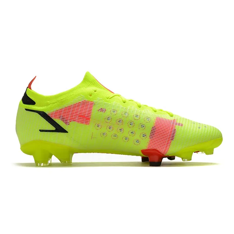 Hot Brand Sports Shoes High Quality Yellow Shoes Soccer Boots Training Outdoor Professional Football Shoes For Men Wholesale